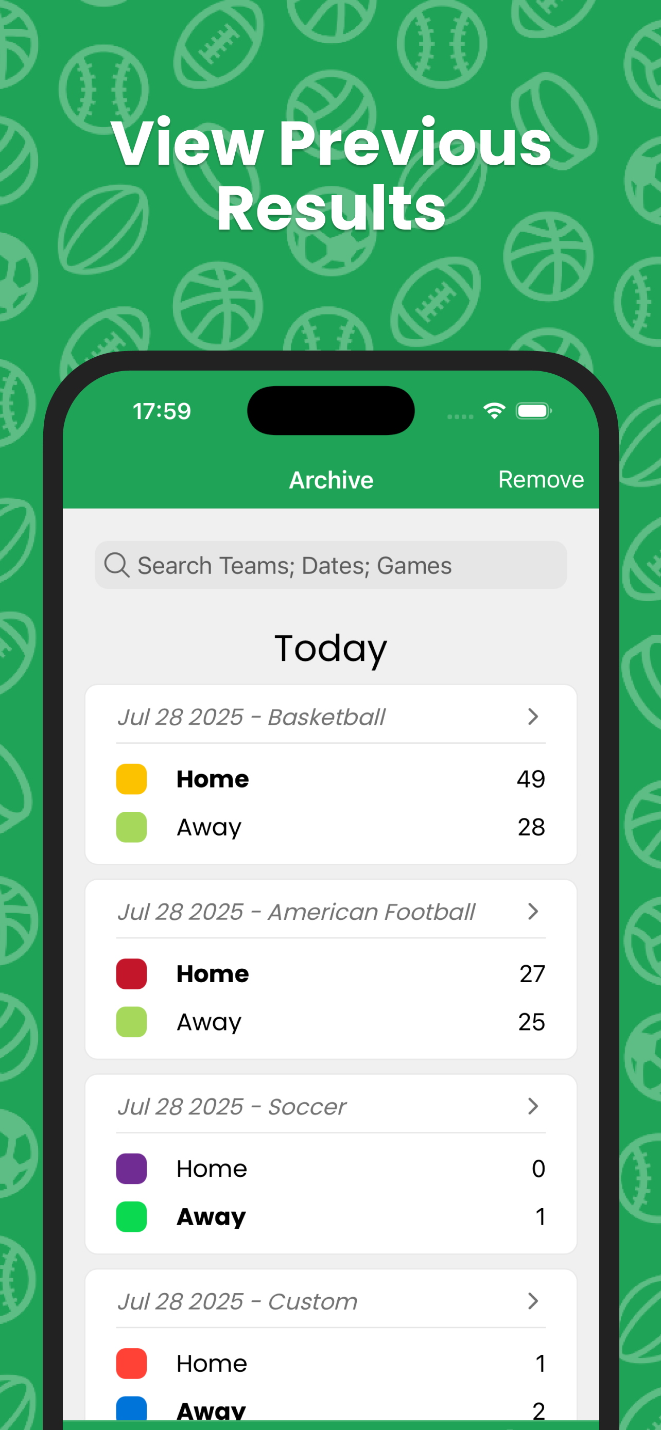 ScoreKeep - Social Scoring screenshot 3