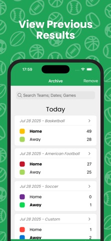 ScoreKeep - Social Scoring screenshot