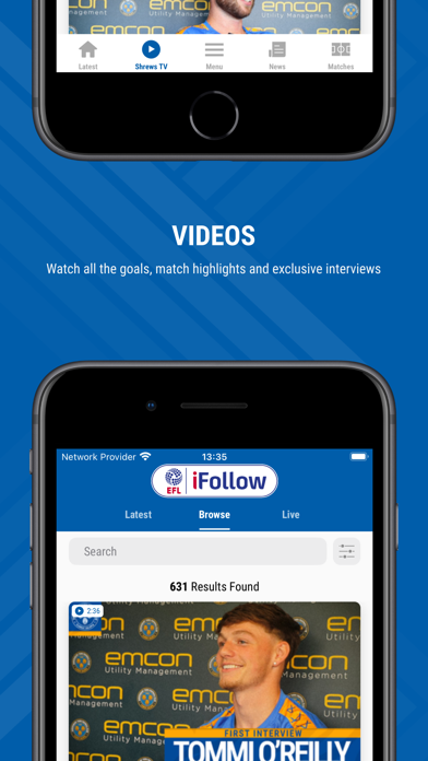 Shrewsbury Town FC Screenshot