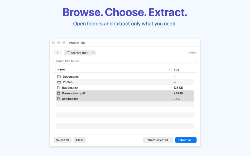 EasyArchive screenshot 2