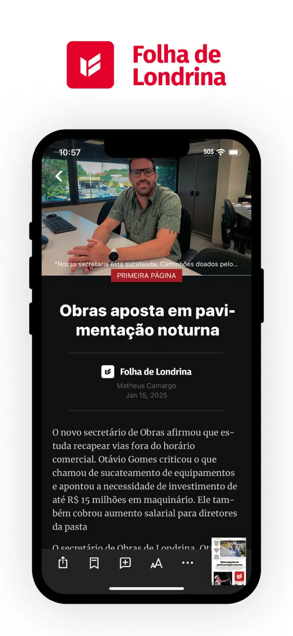 Screenshot #3 pour Folha de Londrina Digital