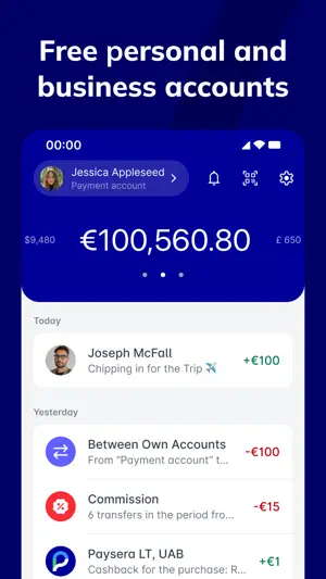 Paysera Super App screenshot 2