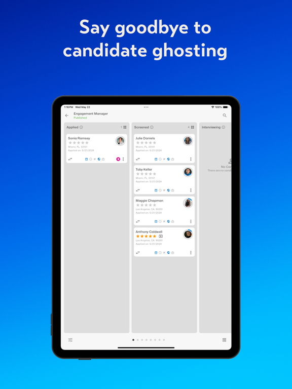 Cnected Employer iPad screenshot 5 - Business app