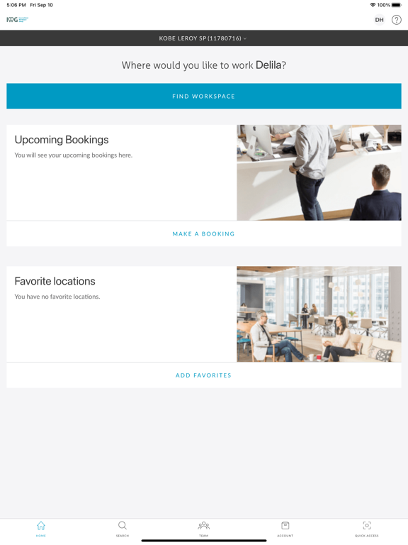 IWG: Hybrid Working Platform