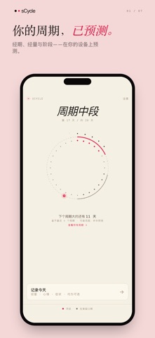 sCycle - 经期记录 screenshot