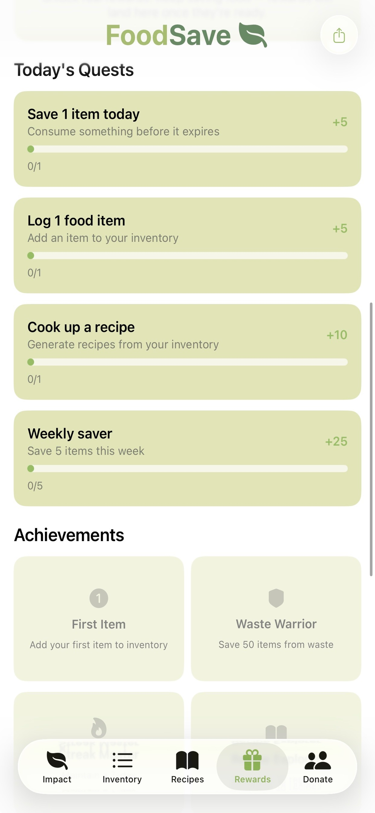 FoodSave: Waste Less and Save screenshot 5