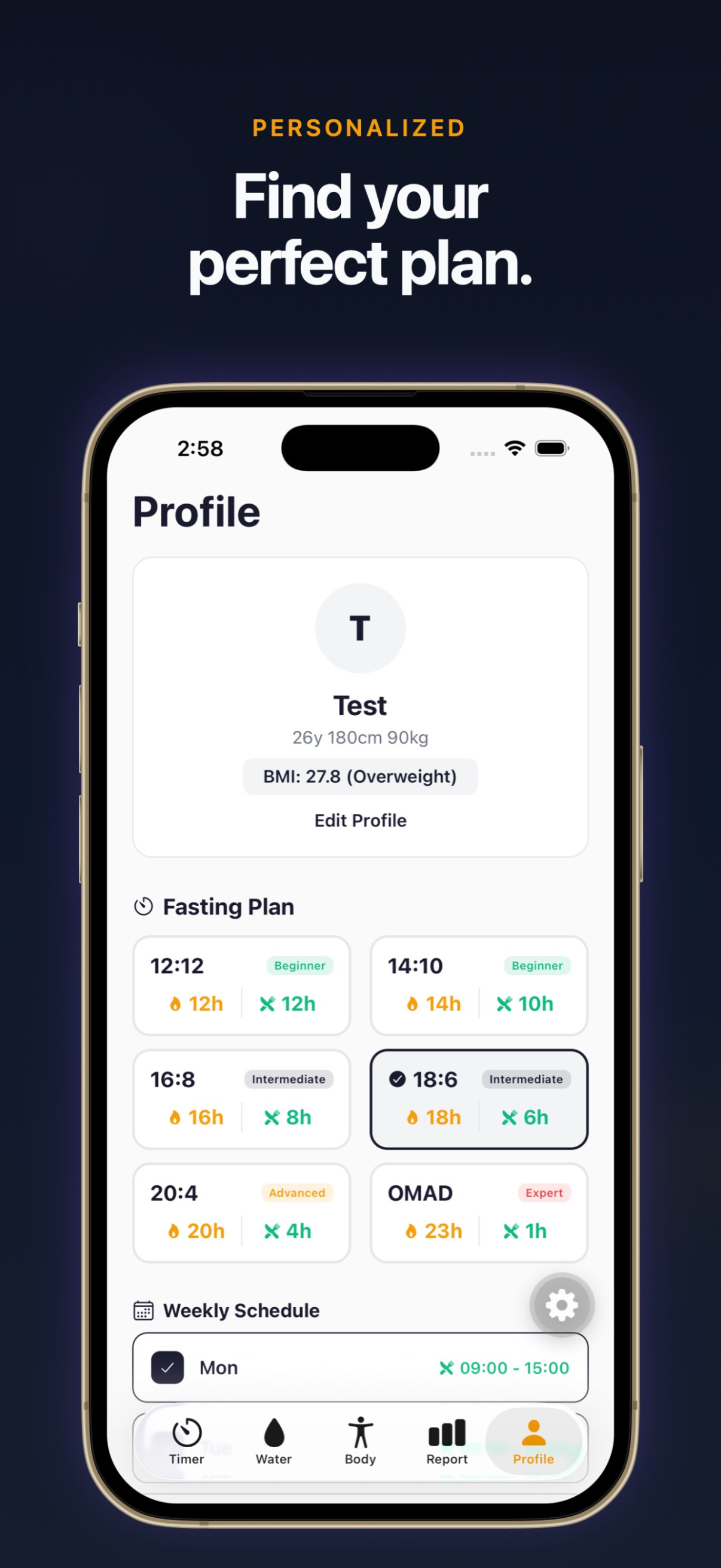 Rhythm Fasting: IF Tracker screenshot 2