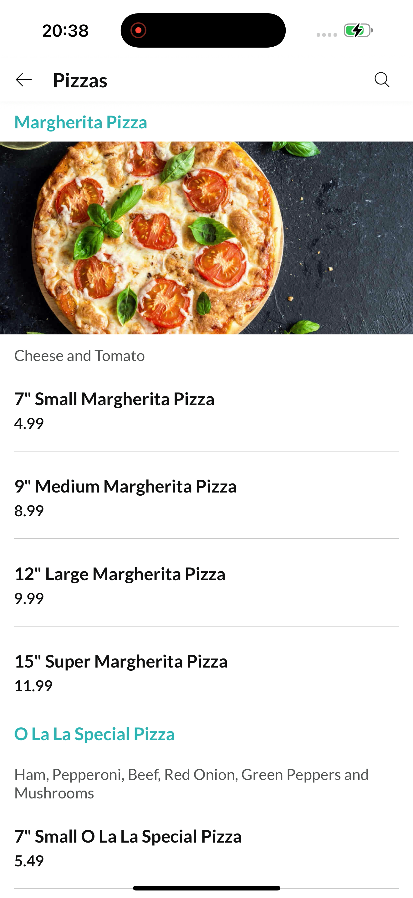 O La La Pizza