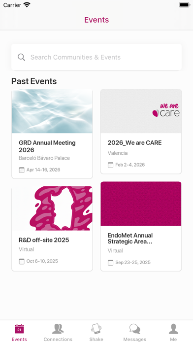 Chiesi Events Screenshot 2 of 4