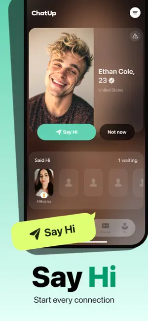 ChatUp – live video chat iPhone screenshot 4