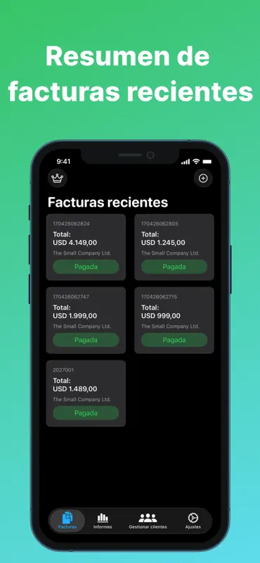 Crea facturas fácilmente screenshot 3 of 9