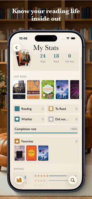 Pinakes - Book Reading Tracker Screenshot 4 of 6