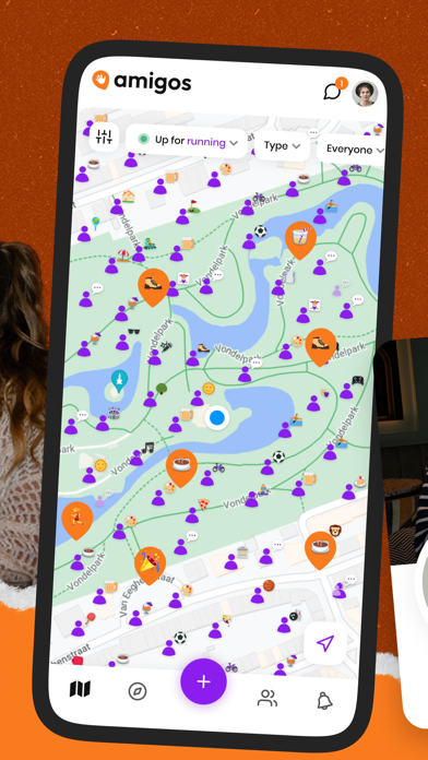 Screenshot #2 pour Amigos - Meet fun people