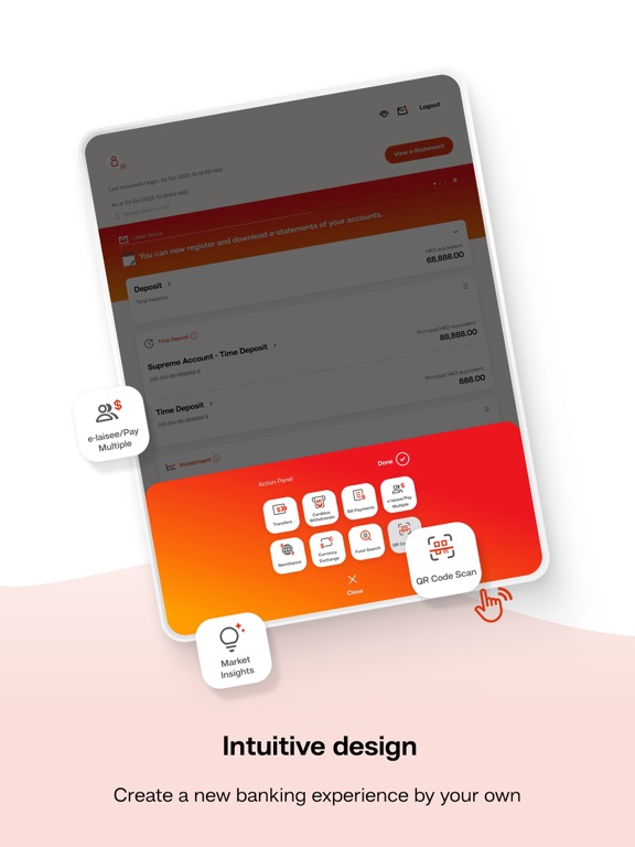 BEA Mobile 東亞手機銀行 iPad screenshot 2 - Finance app