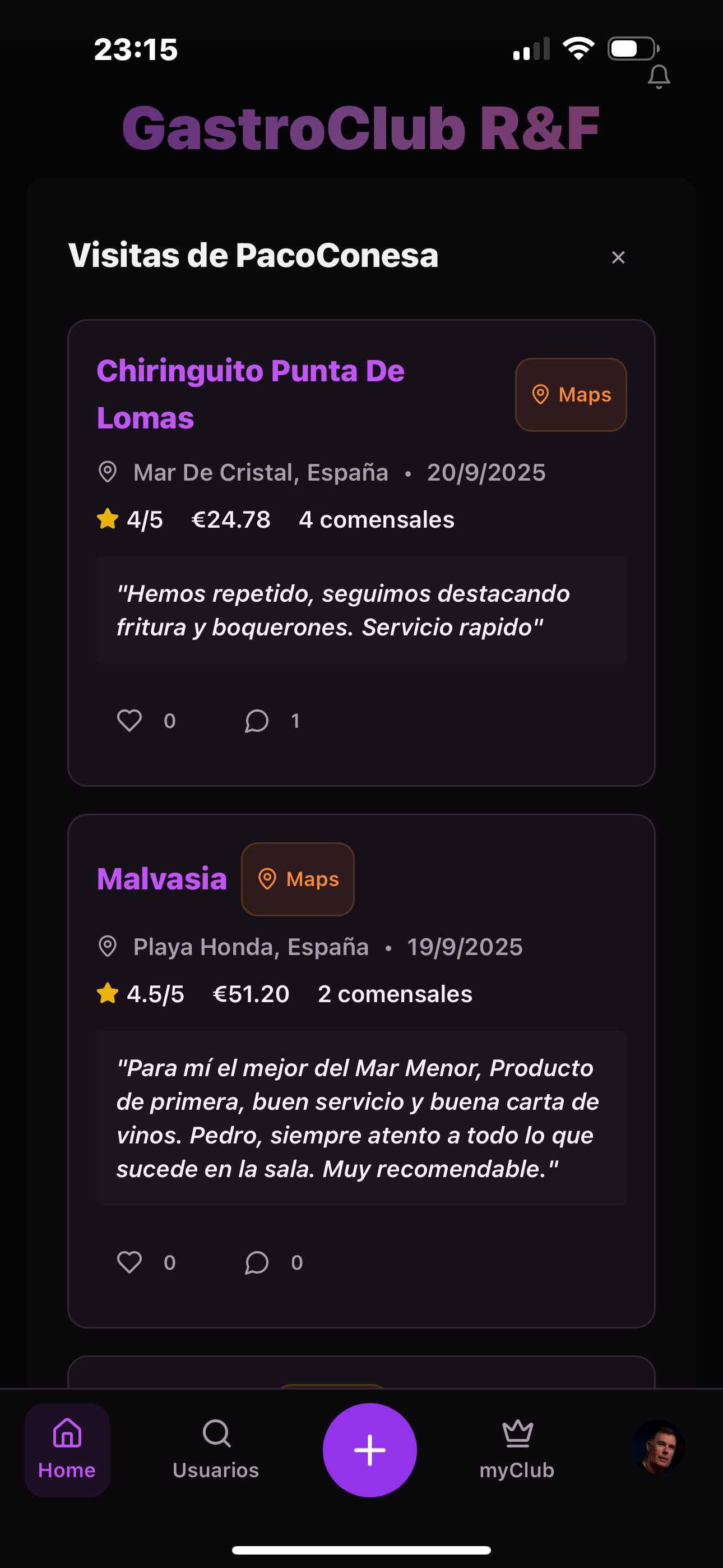 GastroClub RF screenshot 2