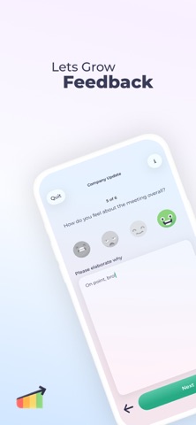 Lets Grow: Feedback screenshot