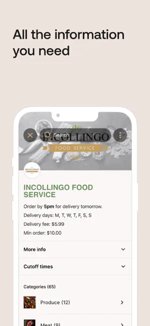 Incollingo Food Service screenshot 3