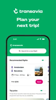transavia iphone capturas de pantalla 1