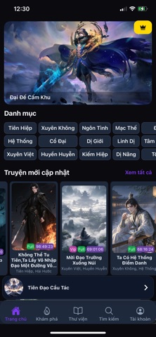Audio truyện AI iPhone screenshot