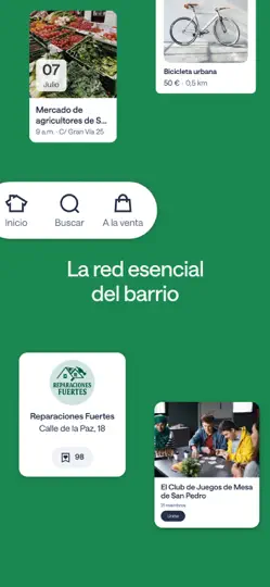 Captura de pantalla de Nextdoor: Red Del Barrio en iPhone 3
