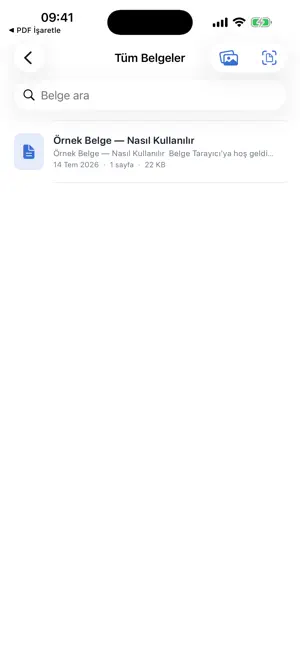 Belge Tarayıcı: PDF ve Evrak screenshot 2