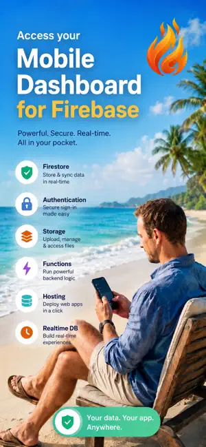 Firebase Manager : MobileFire iPhone screenshot 1
