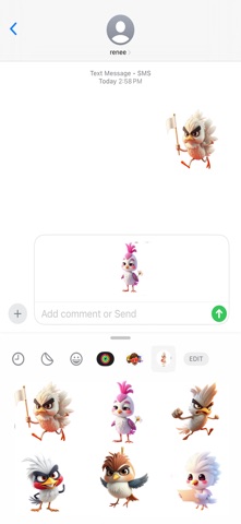 漂浮羽毛贴纸 screenshot