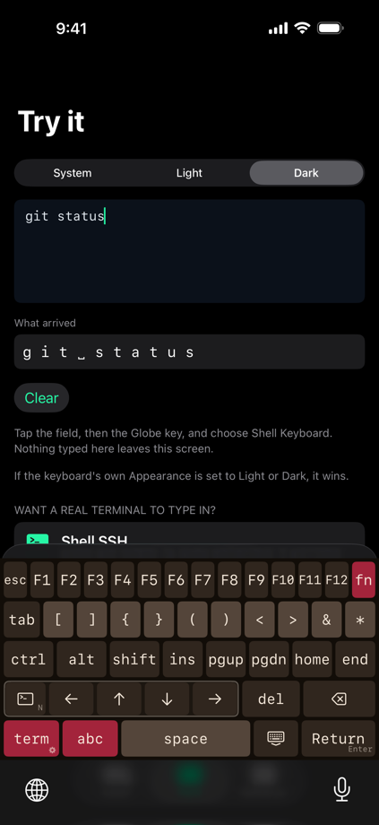 Shell Keyboard 的 App Store 截图 3
