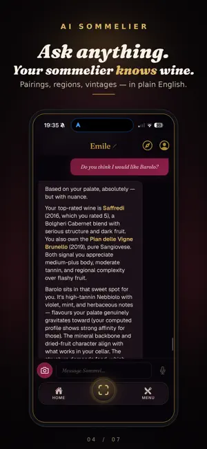 Sommvi - AI Wine Sommelier screenshot 4