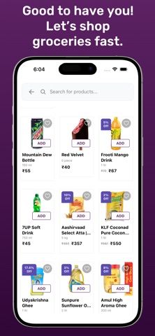 Grooz: delivery in minutes screenshot