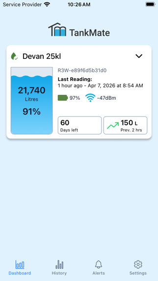 Screenshot #2 pour TankMate Level Monitoring