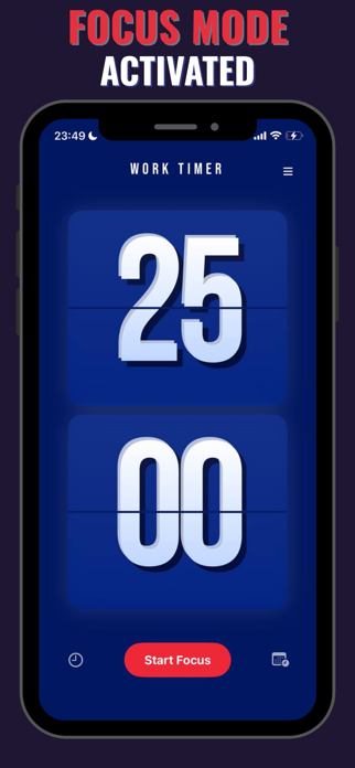 Work Timer: Pomodoro Focus Screenshot 3 of 7