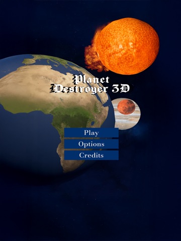 PlanetDestroyer3D iPad screenshot
