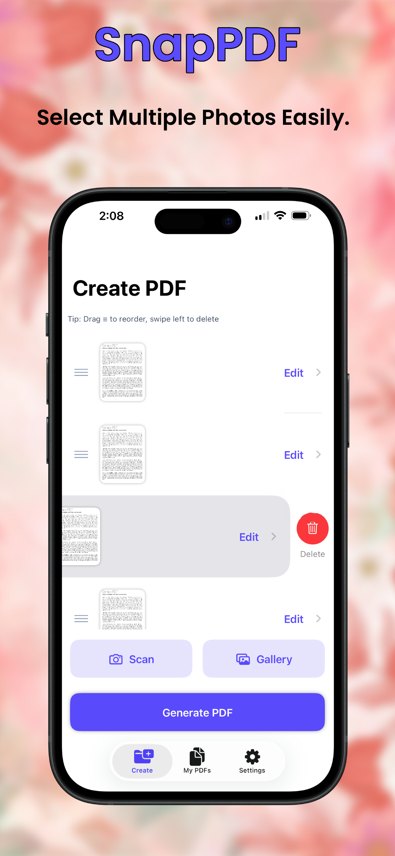 SnapPDF: Images to PDF screenshot 2