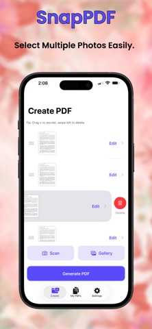 SnapPDF: Images to PDF screenshot