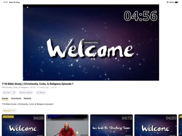 Mt. Ephraim Baptist Church iPad screenshot