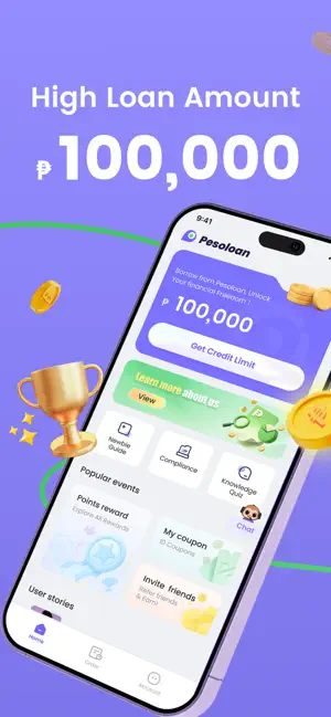 Pesoloan - Quick Cash Loan iPhone screenshot 1