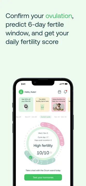 Mira Fertility & Cycle Tracker: Screenshot 2 von 6