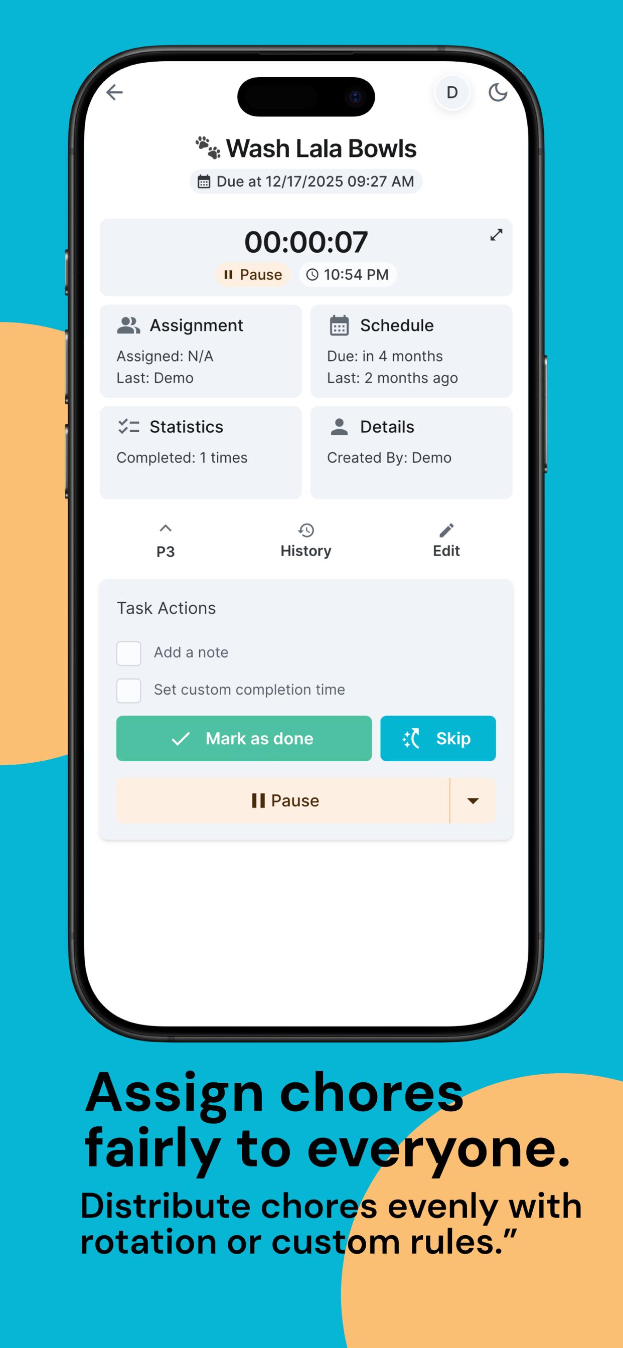 Donetick - Home Chores Tracker