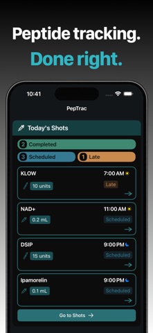 PepTrac: Peptide Tracker screenshot