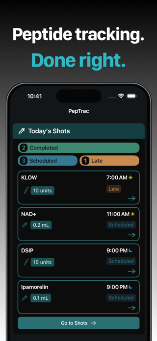 PepTrac: Peptide Tracker Screenshot 1 of 10