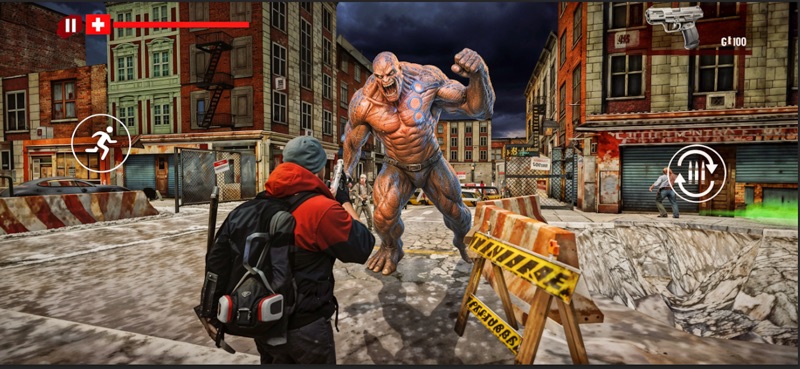 Dead by Red - Zombie Games screenshot 1