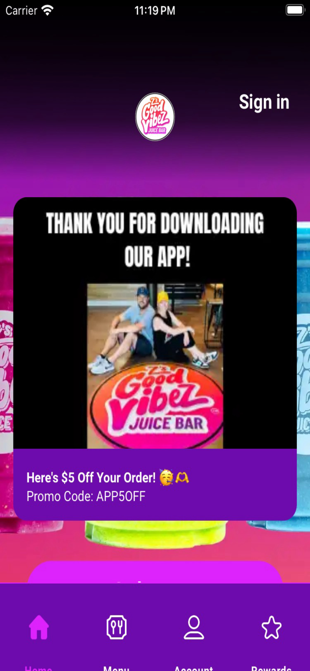 Z's Good Vibez Juice Bar