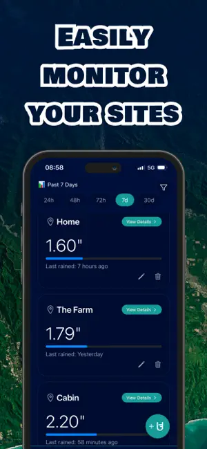 Rain Gauge: Monitor Rainfall screenshot 3