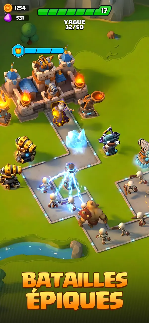 Arcane Arena: Tower Defense TD iOS Mod IPA screenshot 2 - iOS game interface