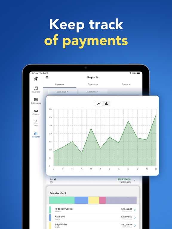 Invoice Maker - Invoice Fly iPad screenshot 4 - Business app