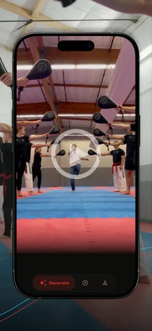 Tornado Flying Kick AI Video screenshot 2