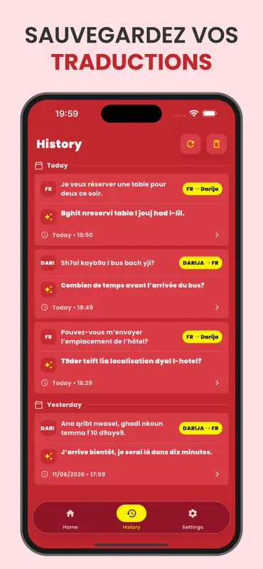 Darija Lingo : Traducteur screenshot 3 of 4