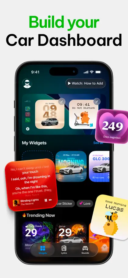 CARFACE Car Widgets & Lyrics ekran görüntüsü 4 / 6