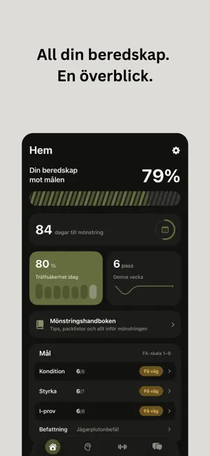 Mönstringsappen iPhone screenshot 2